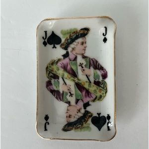 playing cards trinket dishes,1950’s